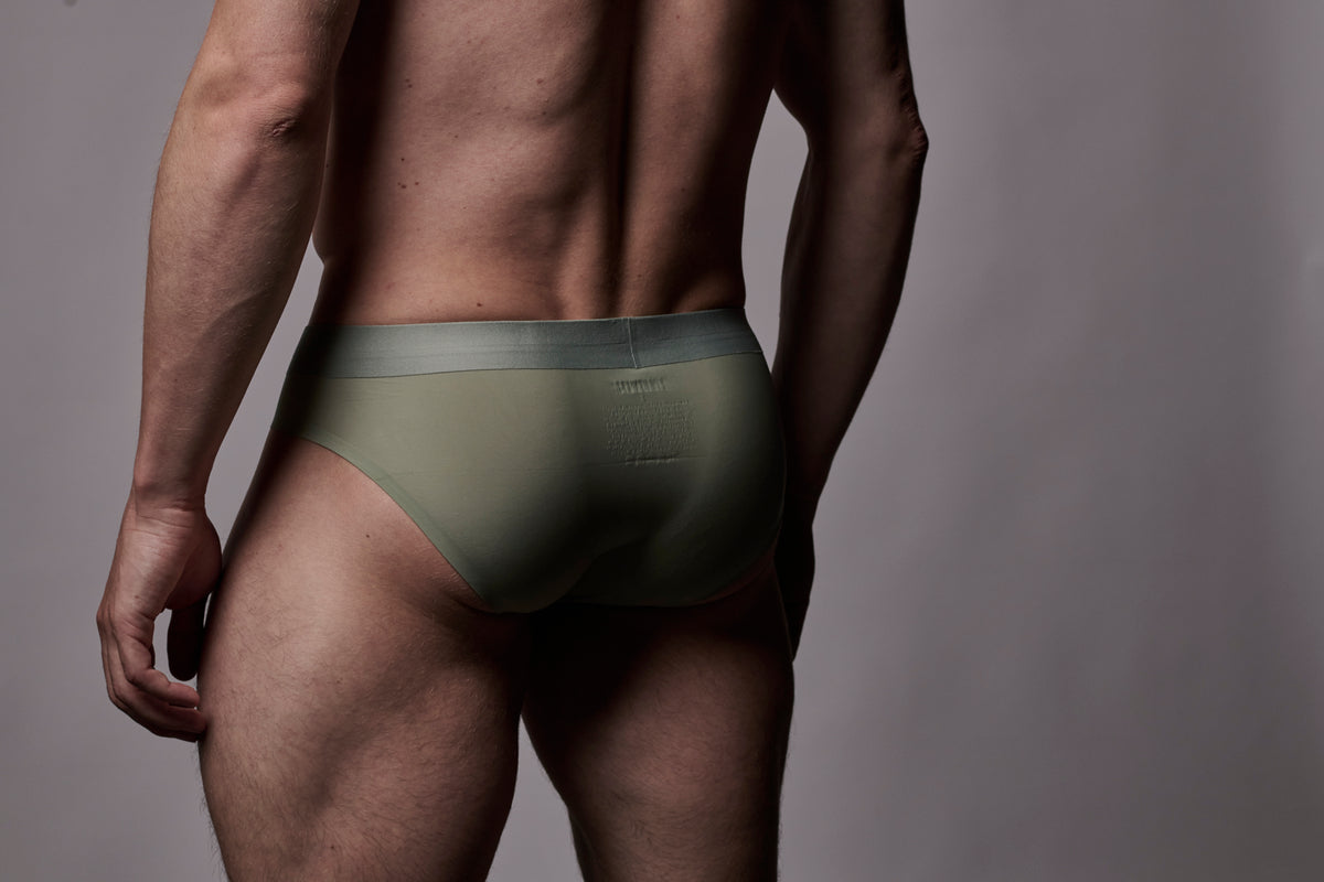 BUNDA-Air Briefs Green