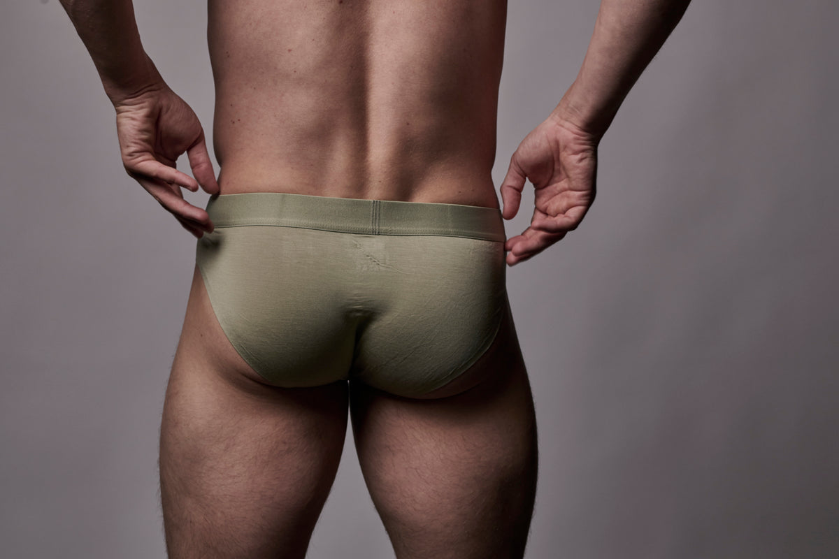 BUNDA-Wear Modal Briefs Olive Green