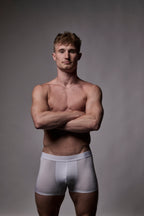 BUNDA-Wear Modal 3" Trunks Crisp White