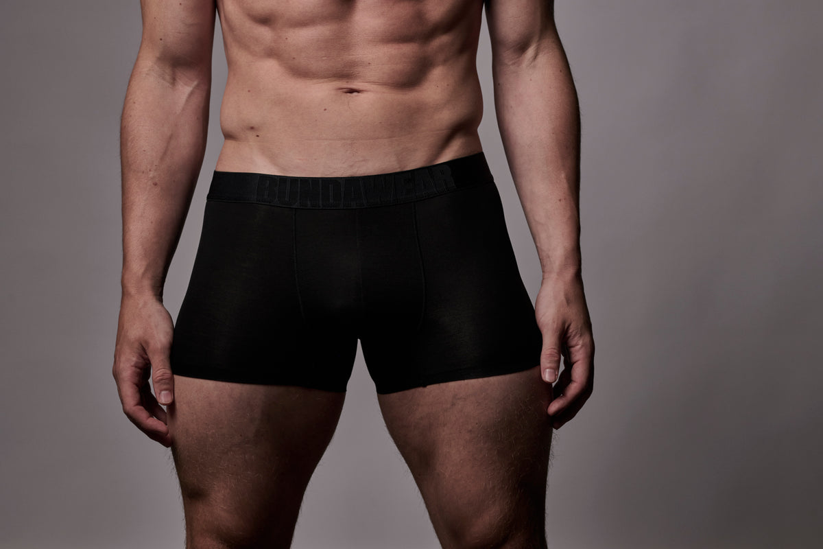 BUNDA-Wear Modal 3" Trunks Jet Black
