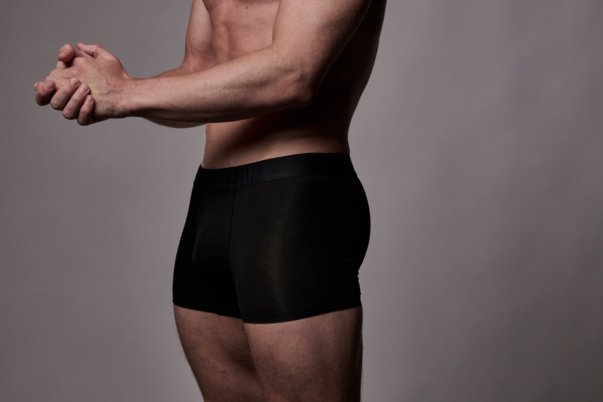 BUNDA-Wear Modal 3" Trunks Jet Black
