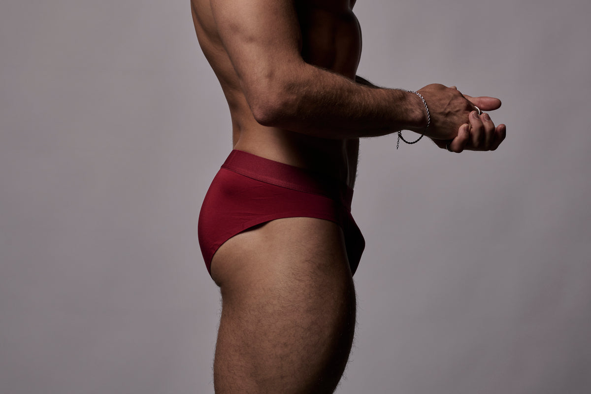 BUNDA-Wear Modal Briefs Crimson Red