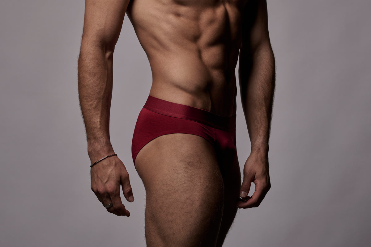 BUNDA-Wear Modal Briefs Crimson Red