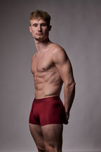 BUNDA-Wear Modal 3" Trunks Crimson Red